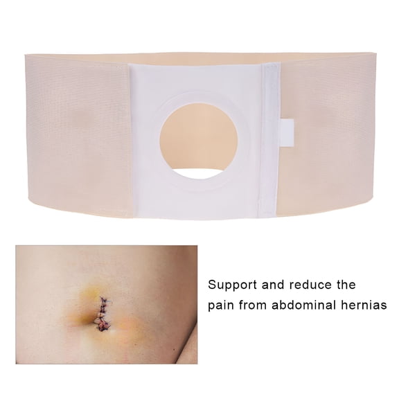 XIRQI 3 Sizes Medical Ostomy Belt,Adjustable Comfortable Unisex Ostomy Hernia Support Belt Abdominal Binder Brace