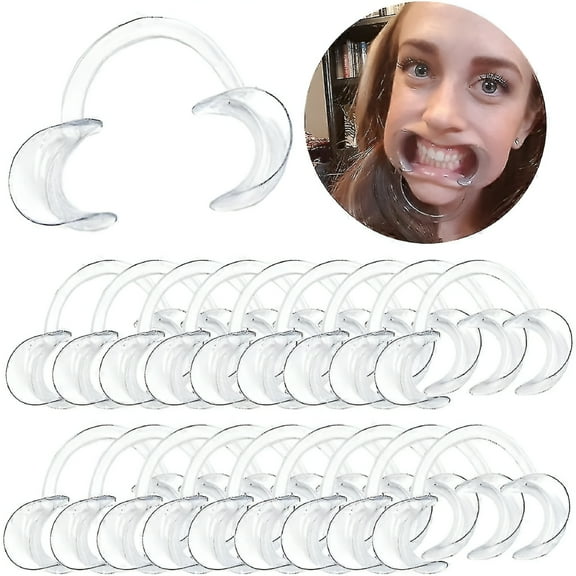 XIRQI 30-pack Dental Cheek Retractor,Professional Autoclavable Mouth Opener Retractors,For Dentist,Teeth Whitening