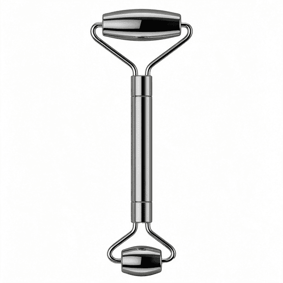 XIRQI 304-Grade Stainless Steel Facial Roller | for Eyes, Double Chin, Jawline & Neck, Reduce Puffiness & Improve Wrinkles, Anti-Aging, Lifting & Lymphatic Drainage