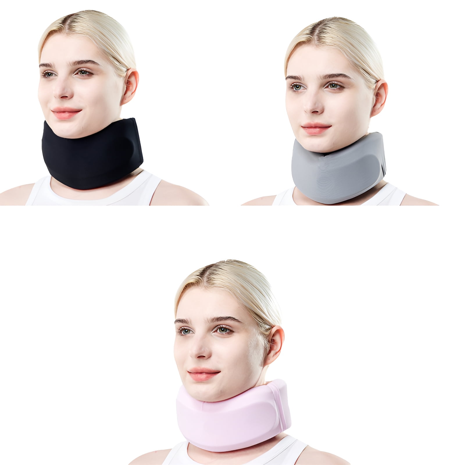 ITA-MED Rigid Plastic Cervical Collar with Chin Support