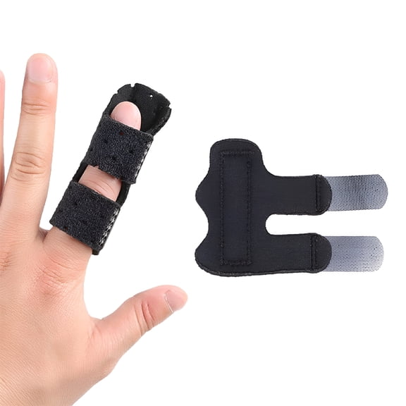 XIRQI 4 Pack Trigger Finger Splint Finger Brace,Finger Knuckle Immobilization & Broken Finger Protector for Index,Middle & Ring Finger