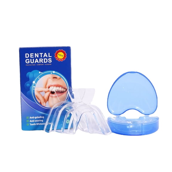 XIRQI 4 Pcs Mouth Guard for Clenching Teeth,EVA Night Guard for Grinding,Reusable Night Guards for Sleep