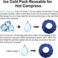 thumbnail image 1 of XIRQI 4Pack Ice Cold Pack Reusable Ice & Hot Water Bag for Injuries,Knee Neck Headache Therapy and Pain Relief Sports Injuries Therapy,Swelling,Aches and Sprain Recovery, 1 of 7