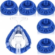 XIRQI 5 Pack CPAP Mask Liners, Silky Soft Cushion Covers for Full Face Masks, Washable Sweat Absorbing Pads to Improve Sleep Comfort, Universal Fit