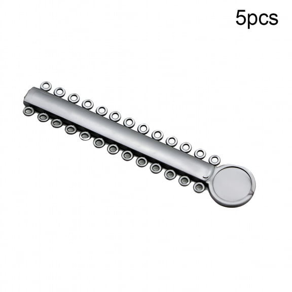 XIRQI 5 Pcs Orthodontic Elastomeric Ligature Ties, High Elasticity Braces Bands For Dental Care And Teeth Alignment Maintenance