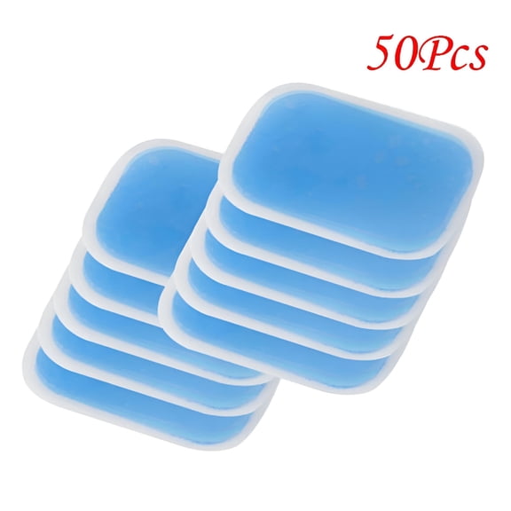XIRQI 50*Gel Pad For EMS Abs Trainer Abdominal Muscle Stimulator Fitness Belt Gym