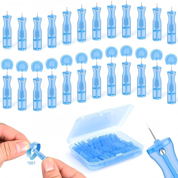 XIRQI 50 Pcs Sterile Disposable Pimple Needles, Acne Extraction Kit