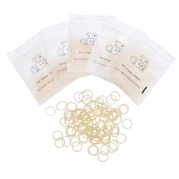 XIRQI 500Pcs Dental Rubber Bands Orthodontic Gap Teeth Bands Braces Elastic Band Parts,for Dental Clinic,Orthodontic Care,Home Use