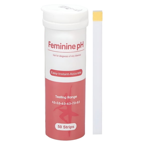 XIRQI 50Pcs Feminine Ph Test Strips for Women Accurate Vaginal Health Monitor Vaginal Ph Strips