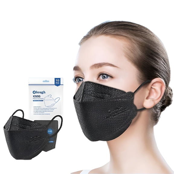 XIRQI 50 Pcs KN95 Protective Face Masks, 5-Layer Filtration Respirator for Adults, Anti-Dust & Pollen Guard, Breathable Ear Loop Design for Daily Use, Travel & Outdoor