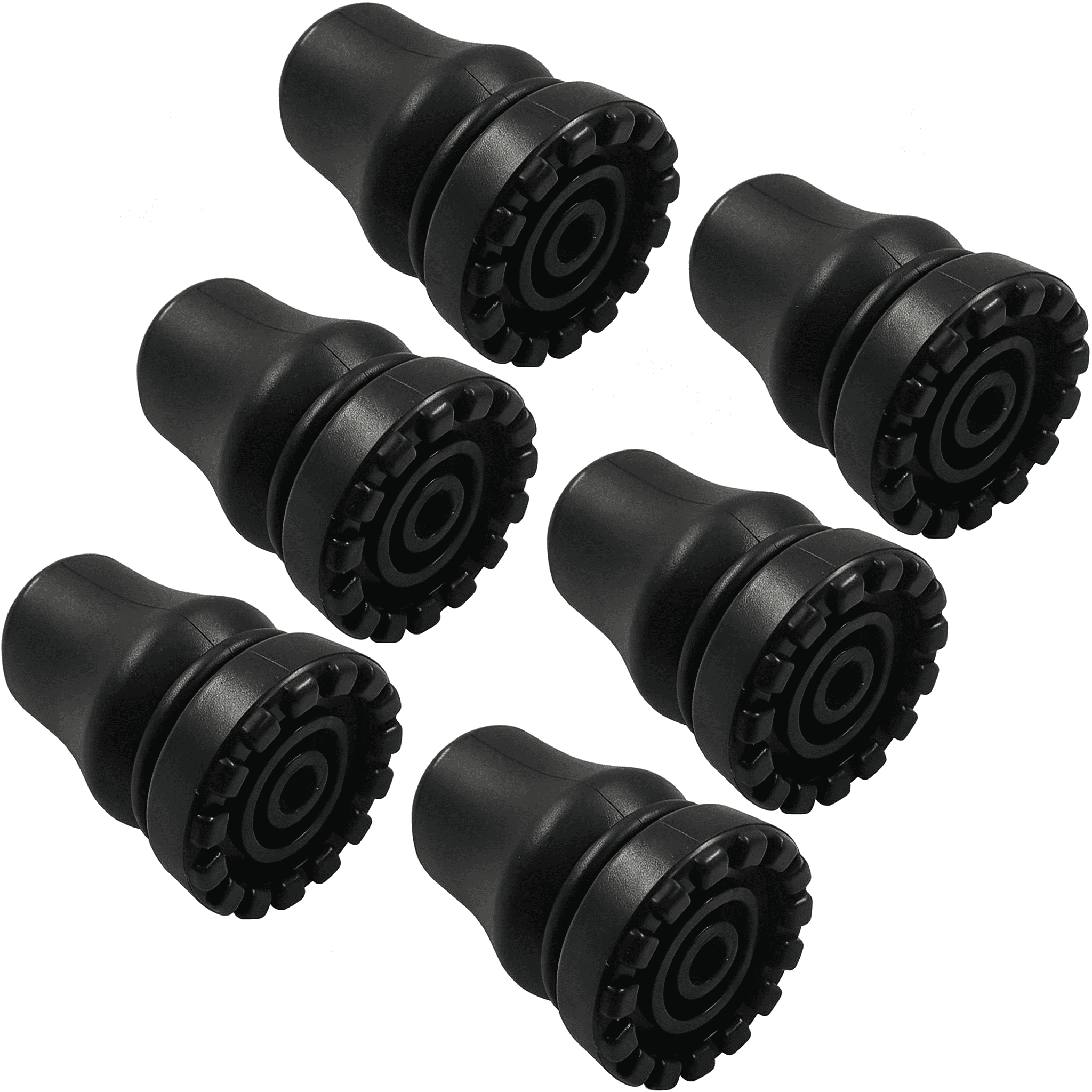 XIRQI 6-Pack 7/8 Inch Rubber Cane Tips|Heavy Duty,Anti Slip,For Hiking ...