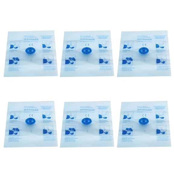XIRQI 6 Pcs Breathing Mask Safety Masks Dust CPR Face Barrier First Aid