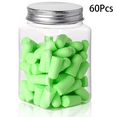 XIRQI 60Pcs Ear Plugs,High Density Micro Bubble Design Ear Plugs for Sleeping Noise Cancelling