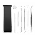 thumbnail image 1 of XIRQI 6Pcs Stainless Clean Set Hygiene Kit Oral Tool Care, 1 of 4