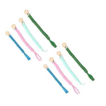 XIRQI 8Pcs Pacifier Clip,Eco-Friendly Holder Pacifier Holder,No Loss Baby Pacifier Clip,Color Mixxing2