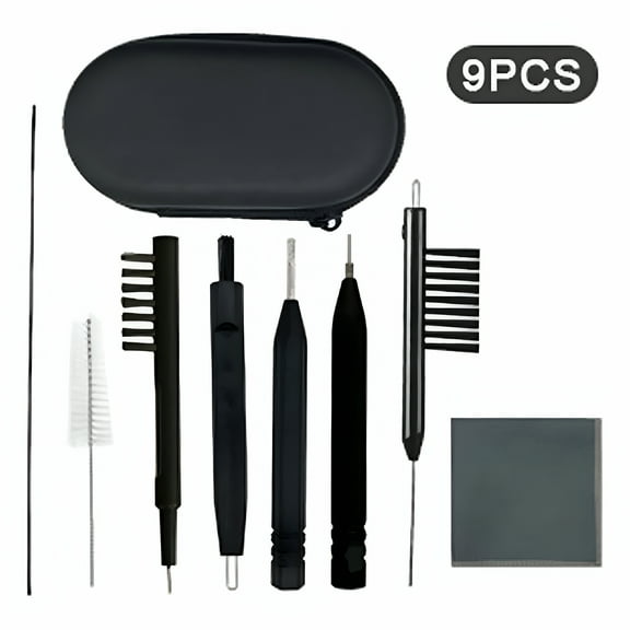 XIRQI 9Pcs Hearing Aid Hygienicing Tools Hearing Aids Hygienicing Kit Brush Vent Hygienicer Hygienicing Wire With Magnet And Wax Loop Hygienicing