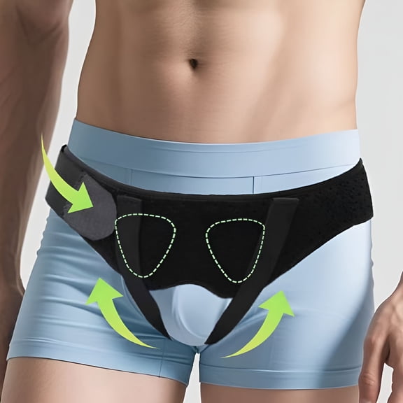 XIRQI Adjustable Groin Hernia Belt,XL (42-47 Inch)