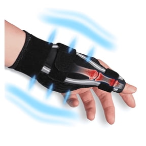 XIRQI Adjustable Thumb Brace with Triple-Strap System  Unisex | Breathable Spica Splint for Arthritis, De Quervain'S, and Trigger Thumb Relief | Fits Left Or Right Hand Palm 6.7''-8.7''