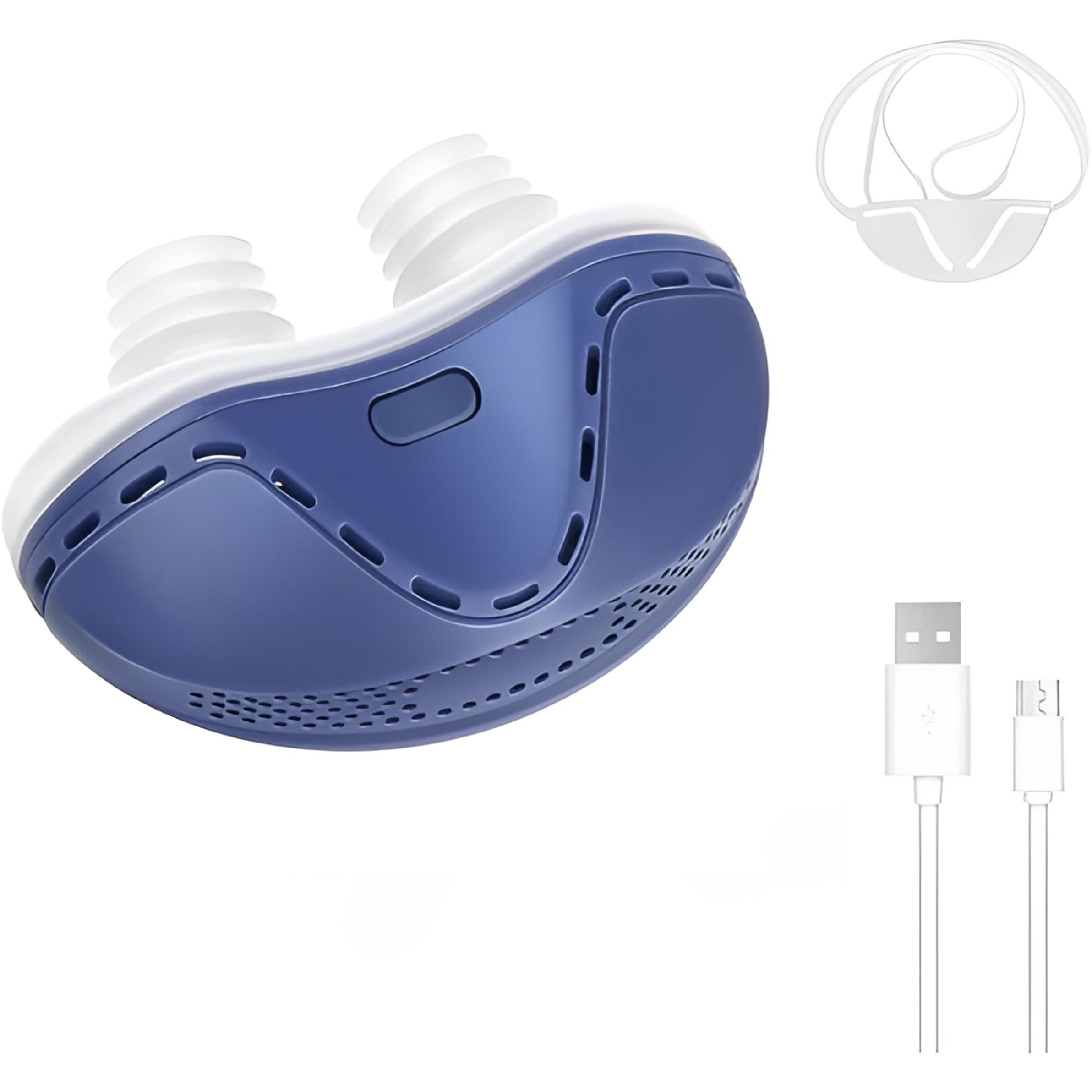 XIRQI Adjustable Wind Speed Snoring Solution,Electric Nasal Dilator Nose Vents Plugs,Stop Snoring Suitable for Men and Women