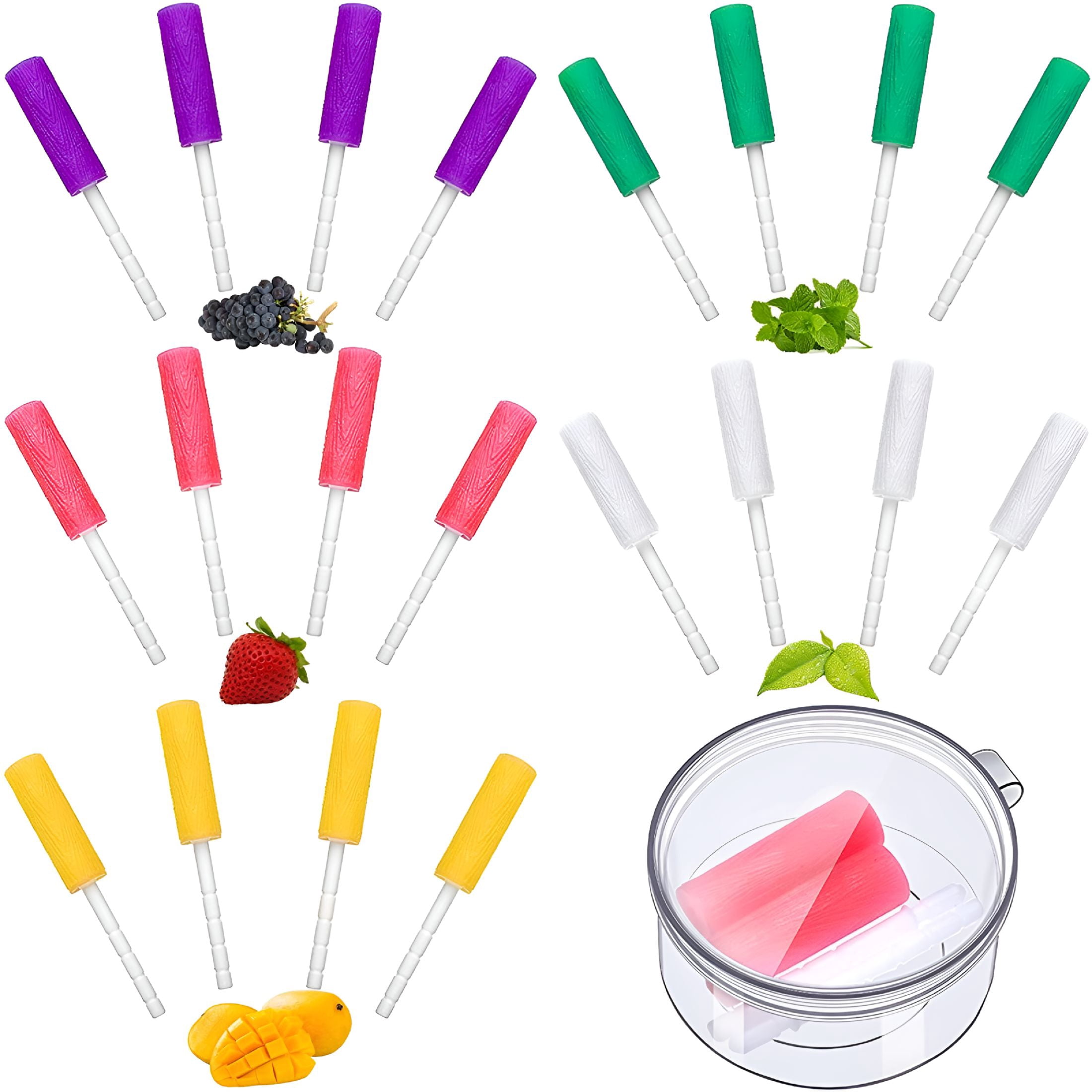 XIRQI Aligner Chewies Sets,5 Fruit Flavors Aligner Tray Seaters Chewies ...