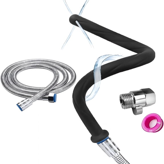 XIRQI Anal Douches,Shower Enema Douche Nozzles for Men and Women,4 Holes Water Spray Comfortable Silicone Nozzles Enema Attachment,Reusable Shower Enema Hose