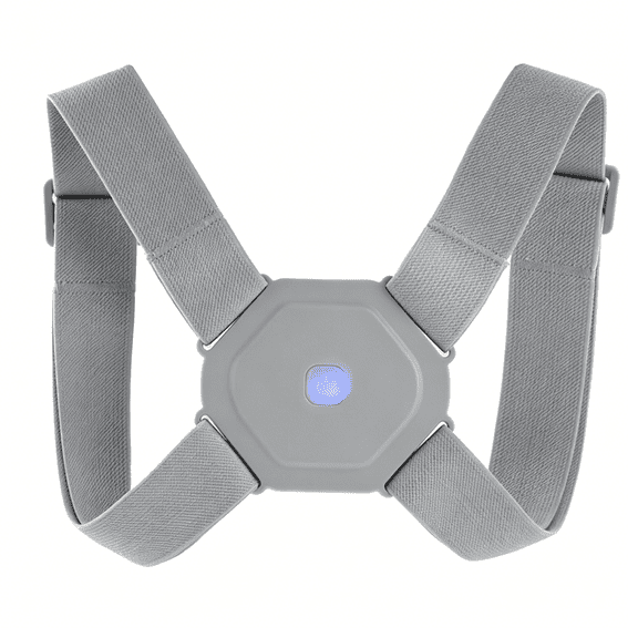 XIRQI Anti-Hunchback Posture Corrector for Men and Women Kids with Smart Sensor Vibration Reminder - Upper Back Brace Straightener with Adjustable Clavicle Support for Neck