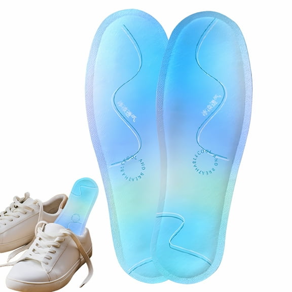XIRQI Arch Support Insoles with Cooling Gel, Breathable Foot Care Inserts