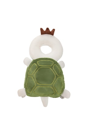 Baby Head Protection Backpack - Soft & Comfortable, Cute Cartoon Design, Practical Baby Backpack, Turtle