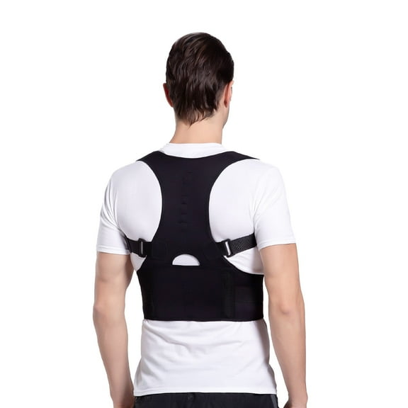 XIRQI Back Brace Designed to Fit the Human Curve Back Pain High Elasticity Material Provides Comprehensive Support Lower Back Massager,Black Xxl
