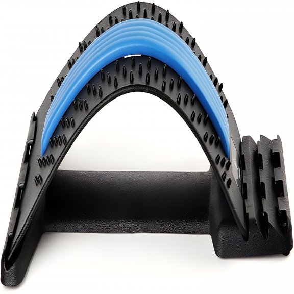 XIRQI Back Stretcher for Ultimate Comfort,Upper & Lower Back Pain Relief Device,Multi-Level Back Support Workout Equipment- Back Cracking Device for Spine Decompression