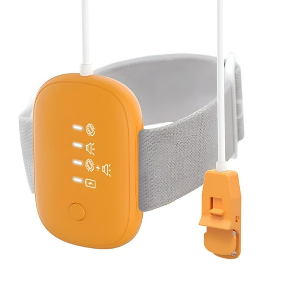 XIRQI Bedwetting Alarm, Potty Elder Care Pee Potty Elder Battery Vibration/ Sound/ Modes Pee Sound 3 Modes Clip-on Elder Care Built-in Battery Modes Clip-on Type
