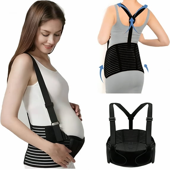 XIRQI Belly Bands For Pregnant Women, Maternity Belt Pregnancy Support, Breathable Abdominal Back Support Binder, Multiple Sizes For All Stages of Pregnancy, XXL