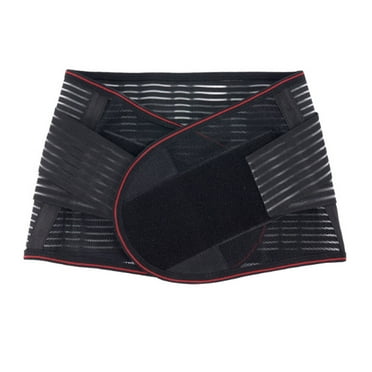 XIRQI Belts for Women Breathable Si Belt Health Care Waist Support Back Brace for Lower Back Pain Women,Black,L
