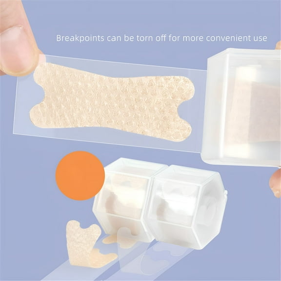 XIRQI Blister Bandages for Feet,Fingers,Toes,Heel Pads,Waterproof,Invisible,Travel Essentials