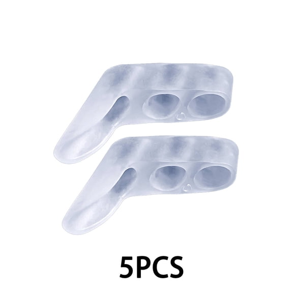 XIRQI Bunion Corrector, Adjustable Toe Splint for Corrective Therapy, Soft Toe Straightener for Natural Foot,Transparent,One Size for daily wear, walking, running, home, work, foot care