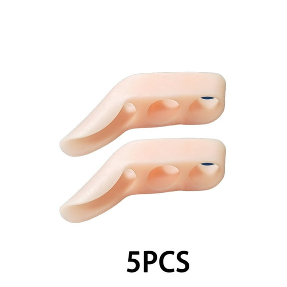 XIRQI Bunion Corrector, Adjustable Toe Splint for Corrective Therapy, Soft Toe Straightener for Natural Foot,Yellow,One Size