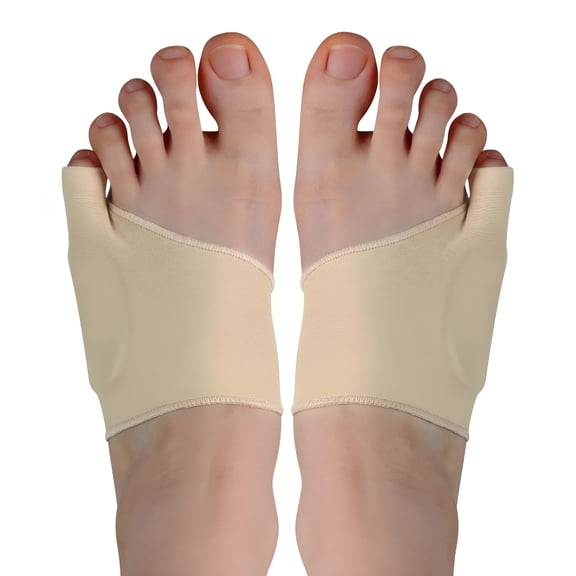 XIRQI Bunion Corrector Pads for Pinky Toe Relief, Little Toe Separator, Overlapping, Soft Silicone Gel Bunion Pad with Anti-Slip (L)