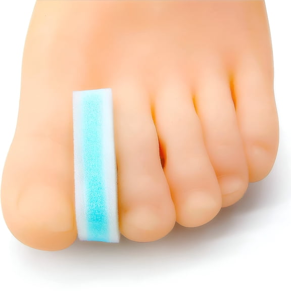 XIRQI Bunion Corrector Toe Separators,6 Pack Foam Toe Spacers for Overlapping Toe,Big Toe Straightener to Relieve Bunion Pain,Prevent Blister,Corn