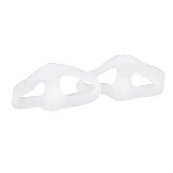 XIRQI Bunion Corrector for Women Latex-Free Comfort Bunion Corrector for Men Slip-Resistant Fit Bunion Pads,White