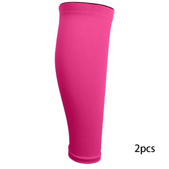 XIRQI Calf Compression Sleeve Leg Performance Support,Shin Splint & Calf Pain Relief Hot Pink,Elastic Sports Sleeve for Running,Exercise and Muscle Recovery