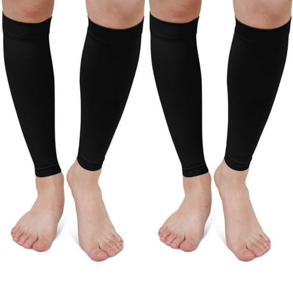 XIRQI Calf Compression Sleeve for Men&Women Leg Sleeve 2 Pairs Footless Leg Compression Sleeve with Graduated 20-30 Mmhg Support for Shin Splints Pain Relief,Varicose Veins,3Xl