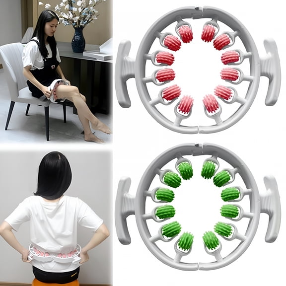 XIRQI Cellulite Massager Roller,Cellulite Remover Muscle Roller,Fascia Massage Tool for Thigh,Leg,Waist-Anti-Cellulite,Lymphatic Drainage,Body Sculpting,Deep Tissue Pain Relief