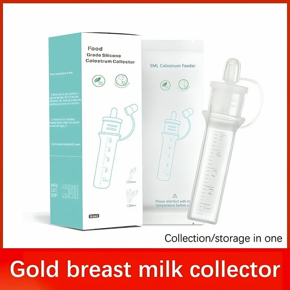 XIRQI Colostrum Collector Breast Milk Collection Baby Feeding And Medicine Reusable Breastfeeding Device