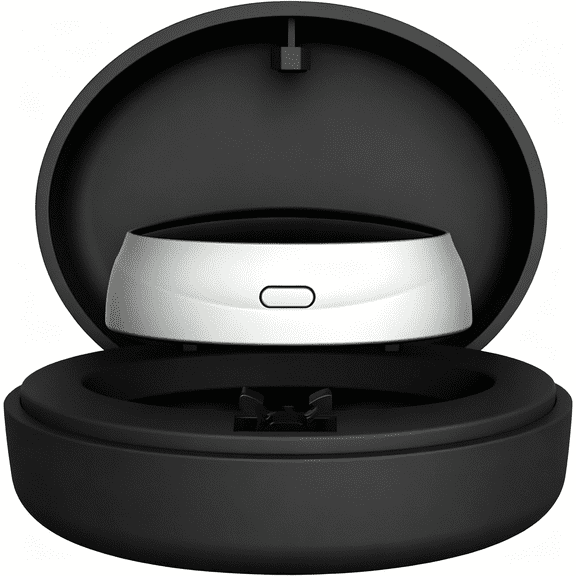 XIRQI Compact Wireless Charging Case,Black,Electric Sleep Apnea Device,Good Sleep,Type C Rechargeable,Portable,Throat Pulse Stop Snoring Device,Electric Snoring Corrector