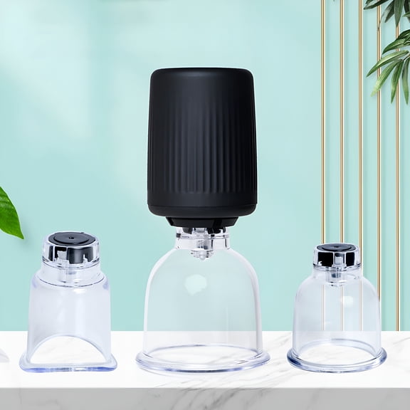 XIRQI Cupping Set with 6 Vacuum Suction Cups Rechargeable Portable Cupping Device for Neck,Shoulder and Back Massage Adjustable Suction Power Lightweight Design for Safe,Efficient Therapy