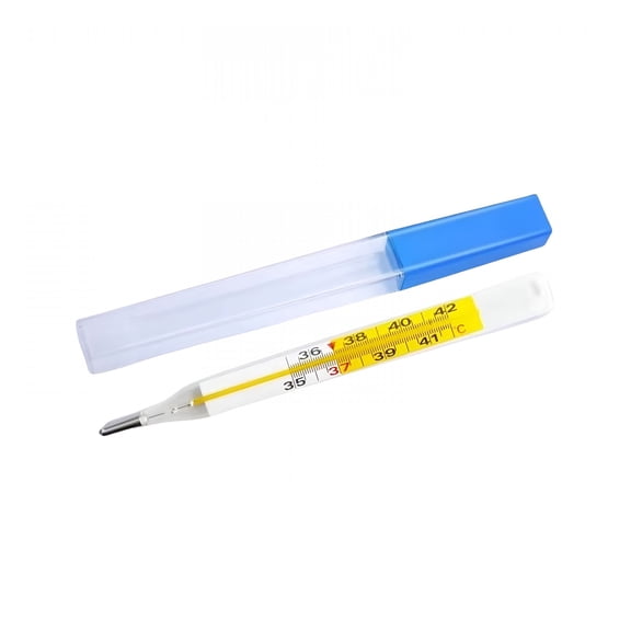 XIRQI Digital Indoor Thermometer for Body Temperature Measurement Large Display Glass Accurate fever thermometer for adults