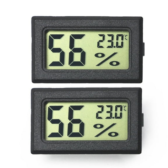 XIRQI Digital Thermometer Hygrometer,Reptile Terrarium Thermometer Hygrometer with Probe,Thermometer and Humidity Meter with Fast Readout