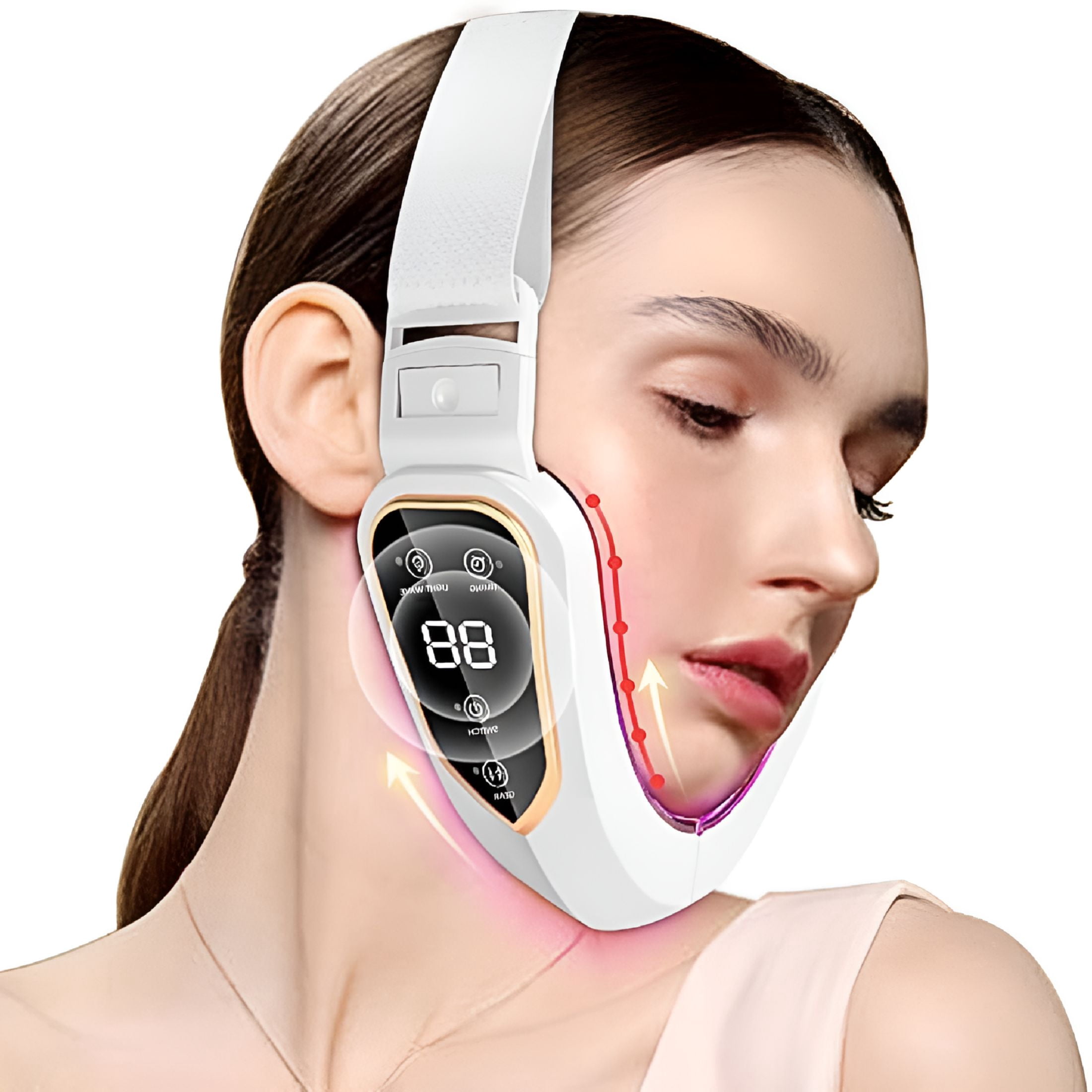 XIRQI Double Chin and V-Shaped Face Device with 5 Modes & 12 Adjustable ...