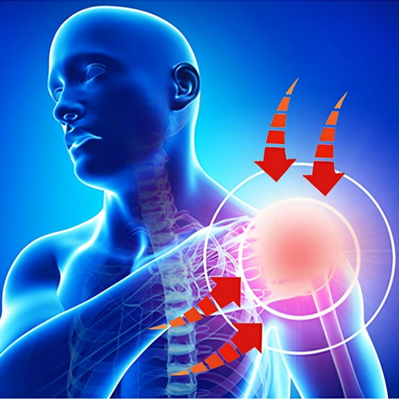 XIRQI Double Shoulder Brace Rotator Cuff Support Injury Dislocate Compression Strap