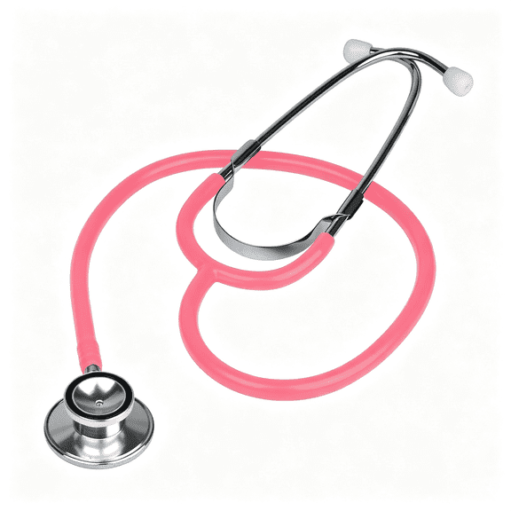 XIRQI Dual Head Stethoscope for Medical Doctors, Pink Stethoscope 27" Pink